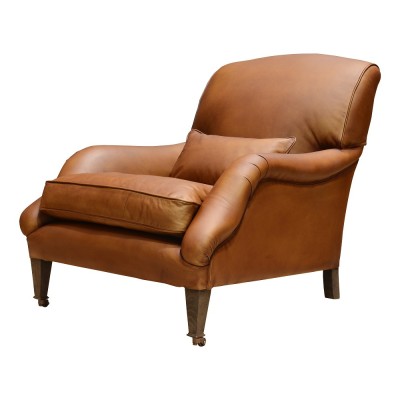 Fotoliu modern de relaxare din piele de bivol ✔ model TORE foto