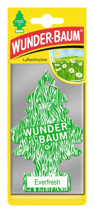 Odorizant auto, bradut, Wunder - Baum, Everfresh, 7.6 x 0.3 x 19 cm