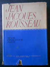 JEAN JACQUES ROUSSEAU - TEXTE PEDAGOGICE ALESE foto