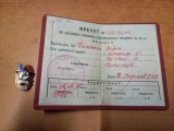 AMS @ - BREVET ȘI INSIGNĂ, COMPLEXUL SPORTIV G. M. A, 1955, RPR