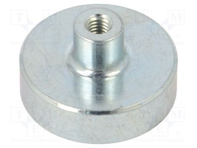 Magnet fix samariu cobalt 150N &amp;Oslash;25mm H14mm oţel ELESA GANTER foto