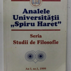 ANALELE UNIVERSITATII '' SPIRU HARET '' - SERIA STUDII DE FILOSOFIE , AN I , NR. 1 , 1999 , PREZINTA SUBLINIERI CU PIXUL *