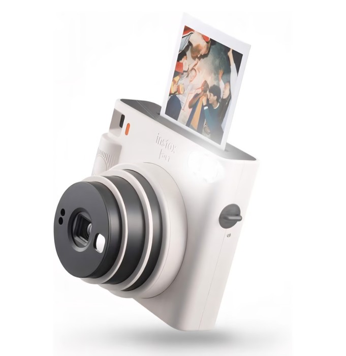 Aparat Foto Instant instax Square SQ1&trade; Chalk White, Format Square, Design Modern, Imprimare Instant