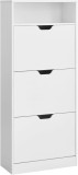 Cumpara ieftin Pantofar Alb Vasagle 60x24x139 cm