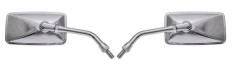 Set 2 oglinzi moto, din metal, M10 MH008, culoare crom Cod Produs: MX_NEW LU2008