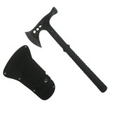 Topor Survivor Hammer Fall, Ideallstore, Otel Inoxidabil, 39cm, Teaca Inclusa, Negru