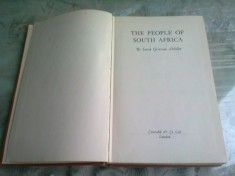 THE PEOPLE OF SOUTH AFRICA - SARAH GERTRUDE MILLIN (CARTE IN LIMBA ENGLEZA) foto