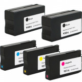 Set 5 cartuse compatibile HP 950XL Black, HP 951XL Cyan, Magenta, Yellow