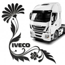 Set 2 x Sticker geamuri laterale Iveco, TIR077