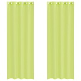 Cumpara ieftin Perdele Voile cu Oeje 2 buc Verde mar 140x300 cm