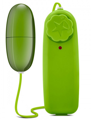 Ou Vibrator B Yours cu Telecomanda, Multispeed, ABS, Verde, 5.7 cm foto