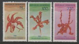 Indonesia 1980 - Orhidee, flori, serie neuzata