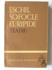 &amp;quot;TEATRU (Persii, Antigona, Troienele)&amp;quot;, Eschil, Sofocle, Euripide, 1962 foto