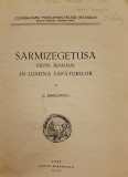 Autograf CONSTANTIN DAICOVICIU,pe: SARMISEGETUSA, Cluj, 1938