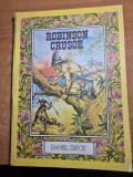 Carte pentru copii - robinson crusoe - din anul 1985 - format mare - in limba engleza