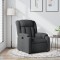Gossi fotoliu rabatabil, gri inchis, material textil