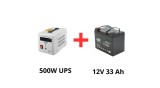 Volt Polska Alimentare ne&icirc;ntreruptibilă pentru pompe de circulație 500W + Green Cell acumulator 33Ah