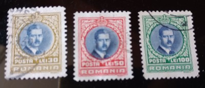 ROMANIA 1930 Lp 88 Carol II LONDRA SERIE STAMPILATA foto