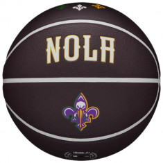 Mingi de baschet Wilson NBA Team City Collector New Orleans Pelicans Ball WZ4016419ID maro foto