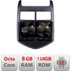 Navigatie Chevrolet Aveo 2010-2013 5960Pro-AVEO10 Android Octa Core Qualcomm 2K Qled 8+128 DTS DSP 360 4G Optical CarStore Technology