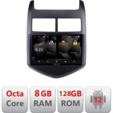 Navigatie Chevrolet Aveo 2010-2013 5960Pro-AVEO10 Android Octa Core Qualcomm 2K Qled 8+128 DTS DSP 360 4G Optical CarStore Technology