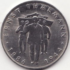 Moneda Republica Democrata Germana - 10 Mark 1986 - Ernst Thalmann