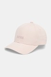 BOSS șapcă de baseball din bumbac culoarea negru, cu imprimeu, 50519889