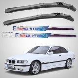 Cumpara ieftin Ștergătoare BMW Seria 3 E36 Coupe (1992&ndash;1999) Hibrid | Set Față &ndash; TeamCar&reg;