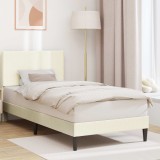 vidaXL Cadru de pat Crem 80 x 200 cm Țesătură din corduroy 42027706