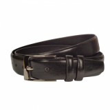 Curea barbati, casual-eleganta, din piele ecologica, latime 3.5 cm, negru - NB026