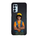 Husa compatibila cu Oppo A52, Viceversa, model Dustin Stranger things, Silicon, TPU, Transparent, Carcasa