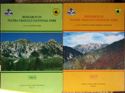 RESEARCH IN PIATRA CRAIULUI NATIONAL PARK - OLIVIU G. POP VOL II SI III foto