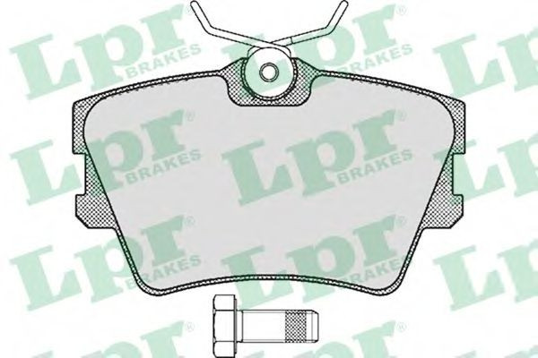 Set placute frana,frana disc VW TRANSPORTER IV caroserie (70XA) (1990 - 2003) LPR 05P616