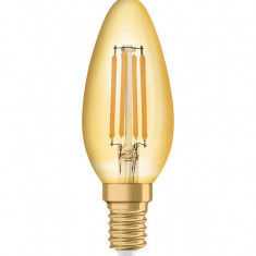Bec LED Osram Vintage 1906 CLAS B, E14, 4W (35W), 410 lm, lumina calda (2400K),
