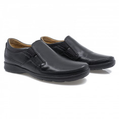 Pantofi barbati, Gitanos, Git-1409, casual, piele naturala, negru