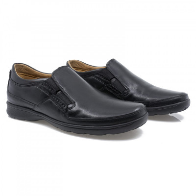 Pantofi barbati, Gitanos, Git-1409, casual, piele naturala, negru foto