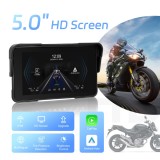 Tableta portabila 5" pentru Motocicleta, cu Senzori presiune roti, CarPlay wireless, Android Auto, rezistent la apa IPS68, Bluetooth 5.0, Senzor de lu