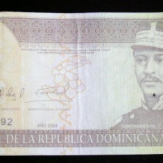 M1 - Bancnota foarte veche - Republica Dominicana - 20 pesos oro - 2004