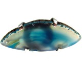 Inel reglabil statement masiv cu agat turcoaz natural 5A