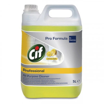 Detergent Cif Professional,Diversey, Lemon Fresh, universal, 5L foto