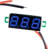 Voltmetru Panou Digital 0.28 Inch, 2 Fire, Albastru, Contact Electric OKY4094-Blue