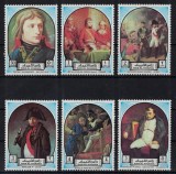 RAS AL KHAIMA 1972 - Napoleon Bonaparte, picturi / serie completa MNH