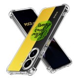 Husa antisoc pentru xiaomi poco x7 pro, airbag pro, clear, follow your dreams