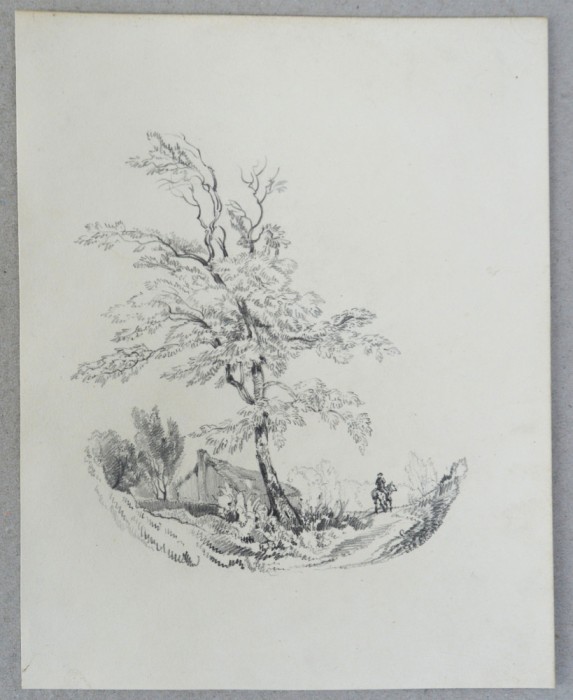 &quot;Calaret&quot; desen in creion 1832