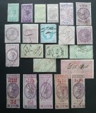 GB-lot-QV,fiscale-- stampilate