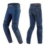 Cumpara ieftin Blugi (jeans) barbati pentru scuter - motocicleta Seventy model SD-PJ6 tip Slim fit culoare: albastru (insertii Aramid Kevlar) XXXL