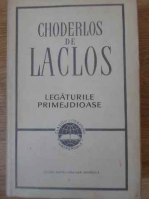 LEGATURILE PRIMEJDIOASE-CHODERLOS DE LACLOS foto
