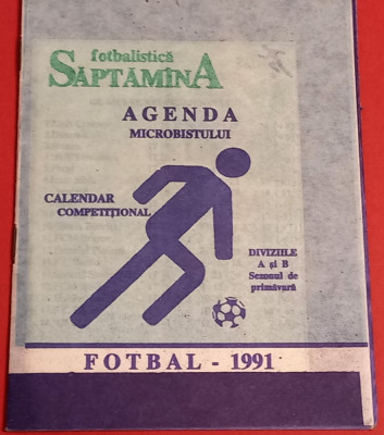 Agenda-program 1991 FOTBAL foto
