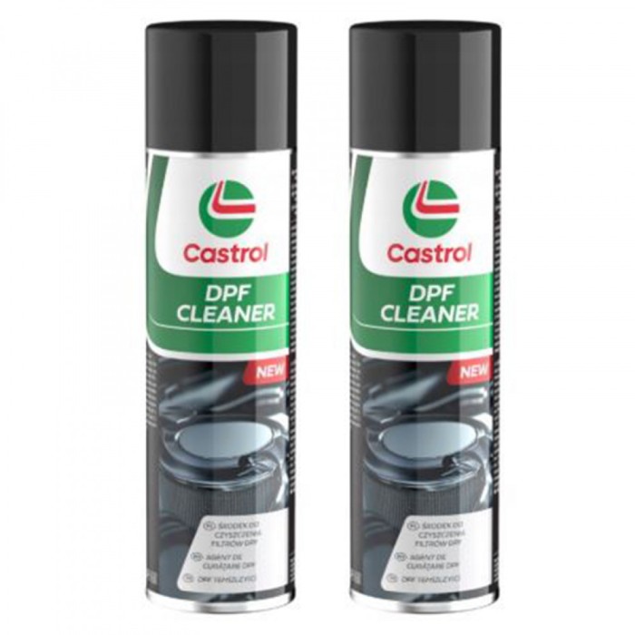 Pachet 2 x Spray Castrol DPF Cleaner pentru curatare filtru de particule 400 ml