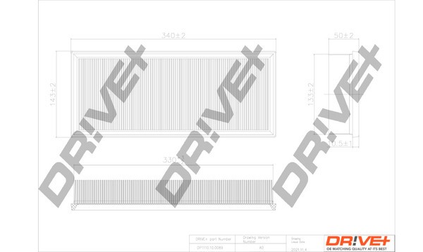 Dr!ve+ DP1110.10.0089 Filtru aer